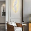 Indoor Nordic Decorative Modern LUXURY Feather Wall Lamp ( 2Feet Length )